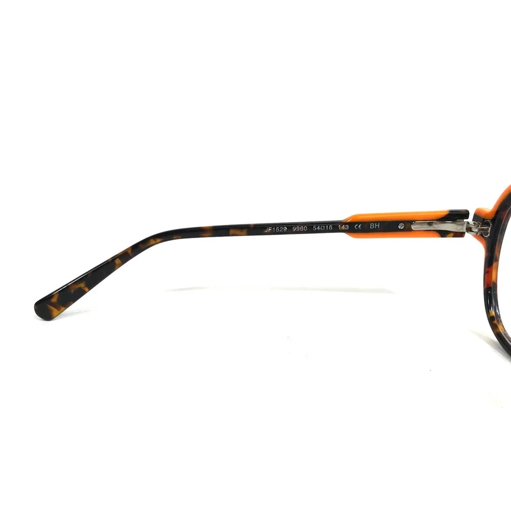 J.F. Rey Eyeglasses Frames JF1529 9960 Tortoise Orange Round Full Rim 54-16-143